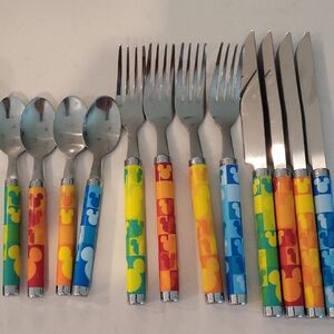 Disney MICKEY Icon Colorful Flatware Set